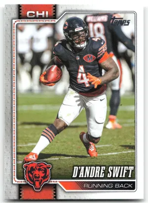 D'andre Swift 2026 Topps Flagship Chicago Bears