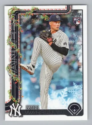 Will Warren RC 2025 Topps Holiday Yankees