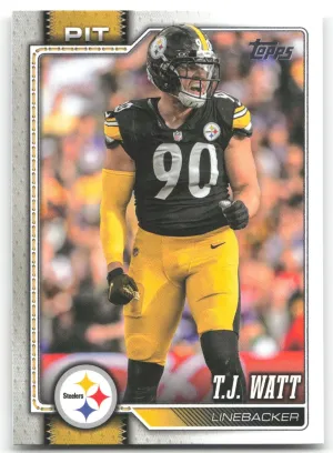 T.J. Watt 2026 Topps Flagship Pittsburgh Steelers