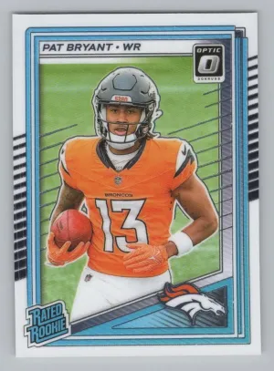 Pat Bryant RC 2025 Donruss Optic Denver Broncos