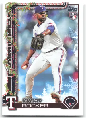 Kumar Rocker Rookie 2025 Topps Holiday Texas Rangers