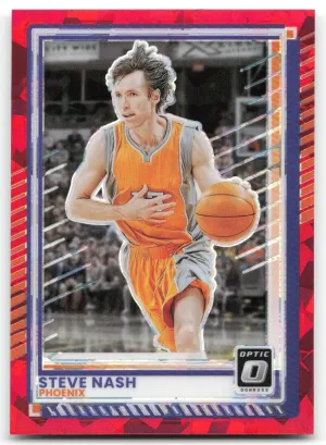 Steve Nash 2025-26 Donruss Optic Red Cracked Ice Phoenix Suns