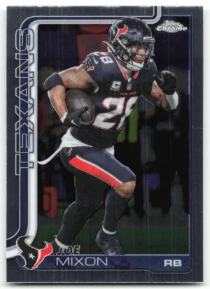 Joe Mixon 2025 Topps Chrome Texans