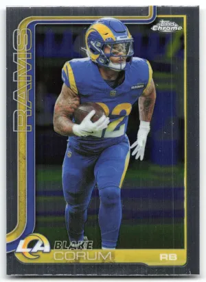 Blake Corum 2025 Topps Chrome Los Angeles Rams