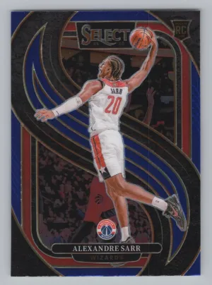 Alexandre Sarr Rookie 2024-25 Panini Select Blue (Retail) Washington Wizards