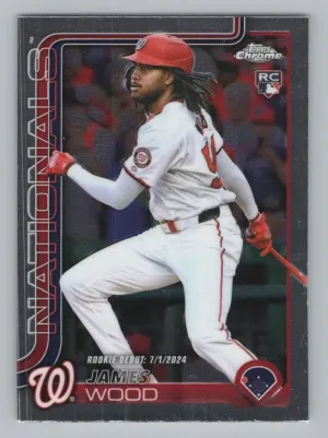 James Wood RC 2025 Topps Chrome Update Nationals