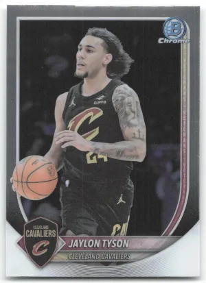 Jaylon Tyson 2025-26 Bowman Chrome Cleveland Cavaliers
