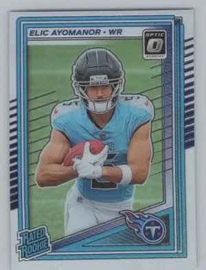 Elic Ayomanor RC 2025 Donruss Optic Tennessee Titans