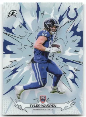 Tyler Warren RC 2025 Topps Resurgence Refractor Indianapolis Colts