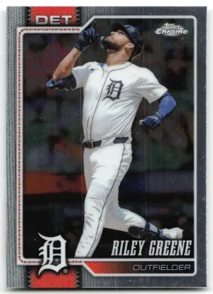 Riley Greene 2026 Topps Chrome Detroit Tigers