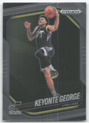Keyonte George 2024-25 Panini Prizm Black Utah Jazz