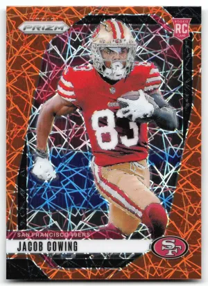 Jacob Cowing RC 2024 Panini Prizm Lazer 49ers