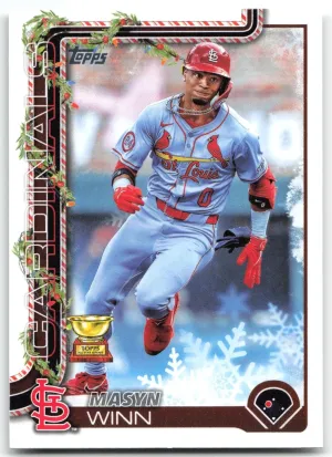 Masyn Winn 2025 Topps Holiday Cardinals