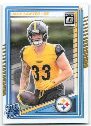 Jack Sawyer Rookie 2025 Donruss Optic Pittsburgh Steelers