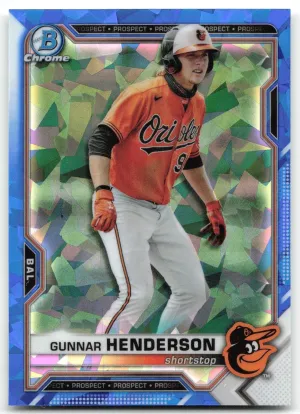 Gunnar Henderson 2021 Bowman Draft Sapphire Edition Baltimore Orioles