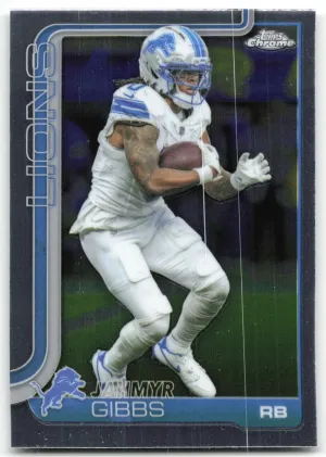 Jahmyr Gibbs 2025 Topps Chrome Detroit Lions