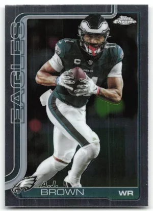 A.J. Brown 2025 Topps Chrome Philadelphia Eagles