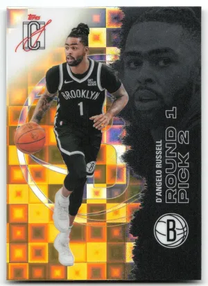 D'Angelo Russell 2025-26 Topps Signature Class Chrome Pandora Yellow Refractors