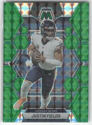 Justin Fields 2023 Panini Mosaic Green Mosaic Chicago Bears