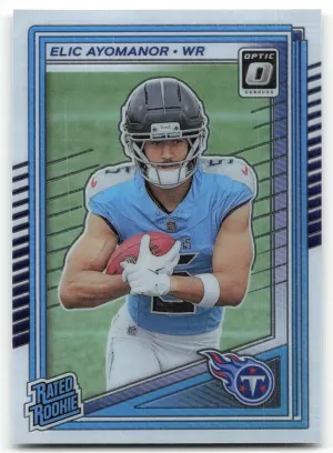Elic Ayomanor RC 2025 Donruss Optic Titans