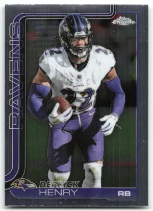 Derrick Henry 2025 Topps Chrome Baltimore Ravens