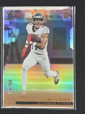 Chimere Dike Rookie 2025 Panini Photogenic Bronze #/150 Tennessee Titans