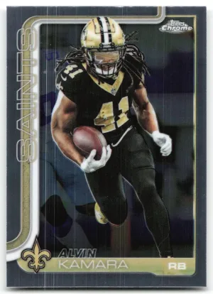 Alvin Kamara 2025 Topps Chrome New Orleans Saints