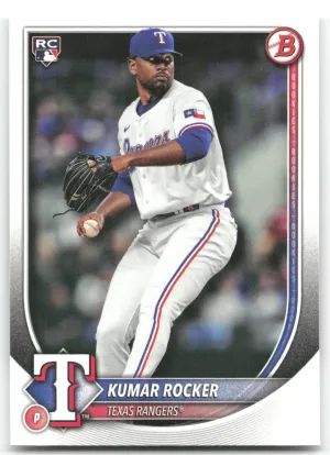 Kumar Rocker Rookie 2025 Bowman Texas Rangers