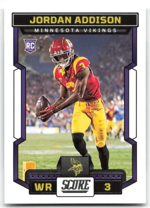 Jordan Addison Rookie 2023 Score Minnesota Vikings
