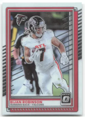 Bijan Robinson 2025 Donruss Optic Atlanta Falcons
