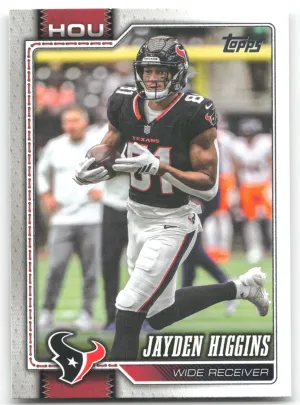 Jayden Higgins 2026 Topps Flagship Houston Texans