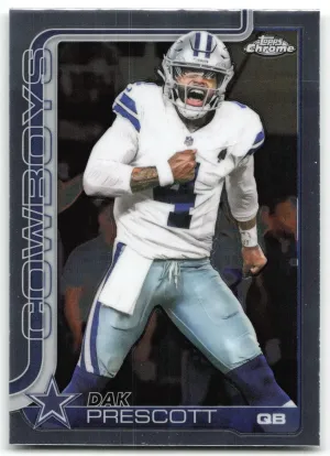 Dak Prescott 2025 Topps Chrome Dallas Cowboys