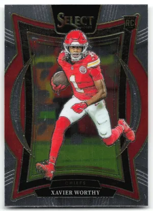 Xavier Worthy Rookie 2024 Panini Select Kansas City Chiefs