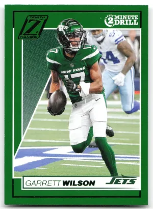 Garrett Wilson 2024 Panini Zenith Two Minute Drill Jets