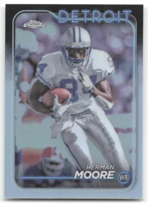 Herman Moore 2024 Topps Chrome Refractor Detroit Lions