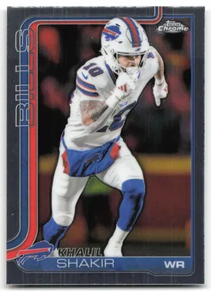 Khalil Shakir 2025 Topps Chrome Bills