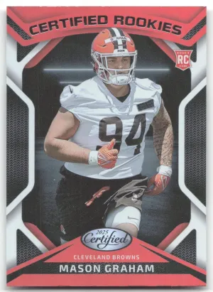 Mason Graham 2025 Panini Certified Certified Rookies Cleveland Browns