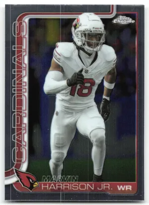 Marvin Harrison Jr. 2025 Topps Chrome Arizona Cardinals