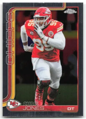 Chris Jones 2025 Topps Chrome Kansas City Chiefs