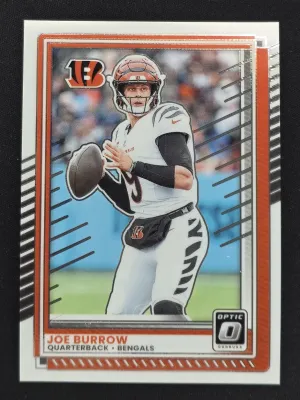 Joe Burrow 2025 Donruss Optic Cincinnati Bengals