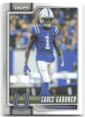 Sauce Gardner 2026 Topps Flagship Indianapolis Colts