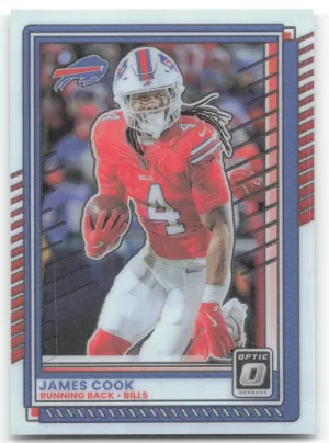 James Cook 2025 Donruss Optic Buffalo Bills