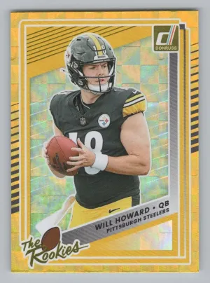Will Howard 2025 Donruss The Rookies Steelers
