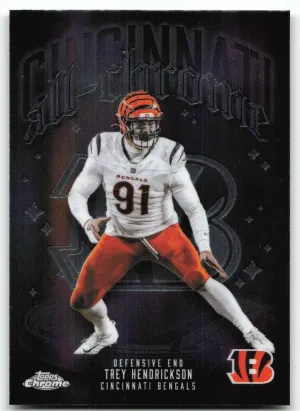 Trey Hendrickson 2025 Topps Chrome All Chrome Team Cincinnati Bengals