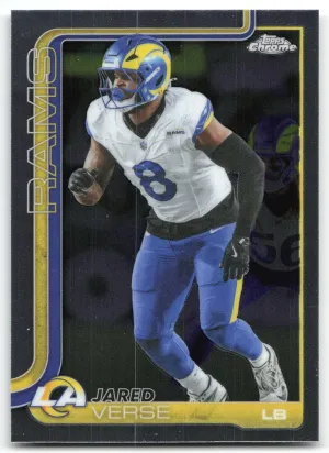 Jared Verse 2025 Topps Chrome Los Angeles Rams