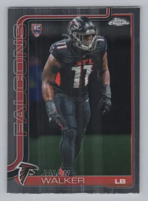 Jalon Walker Rookie 2025 Topps Chrome Atlanta Falcons