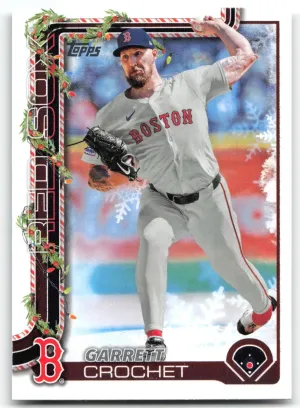 Garrett Crochet 2025 Topps Holiday Red Sox