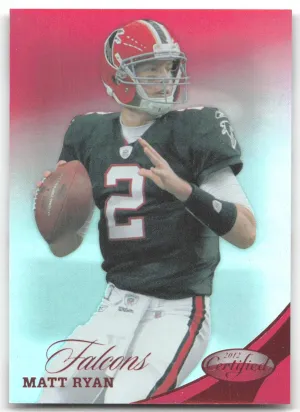 Matt Ryan 2012 Panini Certified Mirror Red #/250 Atlanta Falcons