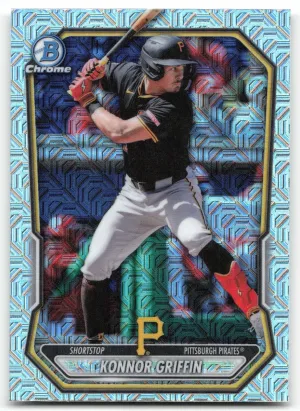 Konnor Griffin 2026 Bowman Chrome Prospects Mojo Refractor Pittsburgh Pirates