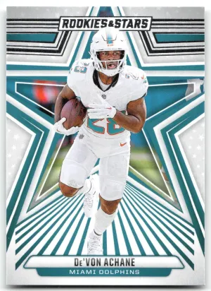 De'Von Achane 2024 Panini Rookies & Stars Miami Dolphins